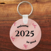 Wanduhr 2025 schlüsselanhänger (Vorderseite)