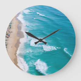 Wanduhr, 27,31 cm rundes Acrylglas Große Wanduhr