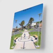 Wanduhr 27,3 cm, quadratisch (Winkel)