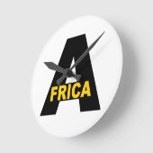 Wanduhr (Acryl) Rund Design AFRICA (Winkel)