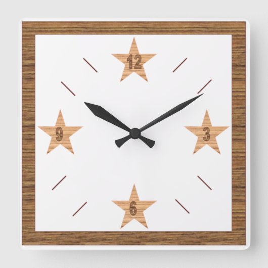 Wanduhr aus Acryl, Quadria DESIGN CLOCK (Vorderseite)