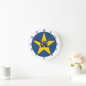 Wanduhr aus Acryl, rund EU-Medium (Zuhause)