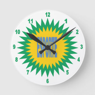 Wanduhr aus Acryl, Rund Medium ESGATE