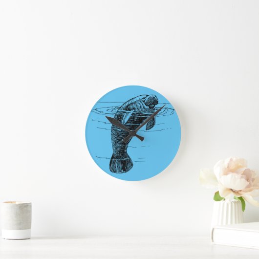 Wanduhr aus Manatex (Zuhause)