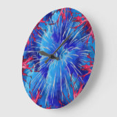 Wanduhr Blaue expression (Winkel)
