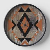 Wanduhr Boho Style Acryl Wanduhren (Vorderseite)