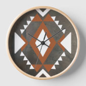 Wanduhr Boho Style Acryl Wanduhren (Vorderseite)