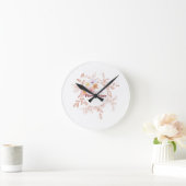 Wanduhr | Botanische Blumenuhr (Zuhause)