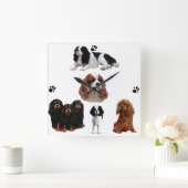 Wanduhr Cavalier-King-Charles-Spaniel (Zuhause)