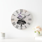 Wanduhr "Das Leben ist ein endloses Werden" (Zuhause)