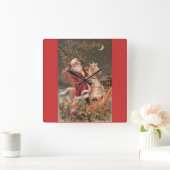 Wanduhr der frohen Weihnachten (Zuhause)