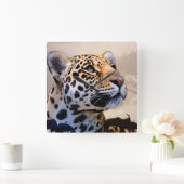 Wanduhr der Leopard-Kunst-1 (Zuhause)