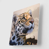 Wanduhr der Leopard-Kunst-1 (Winkel)