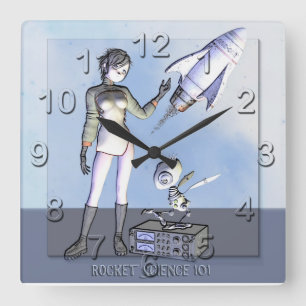 Wanduhr der Raketentechnik-101