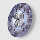 Wanduhr des Sport-Fußball-| (Winkel)