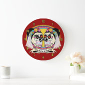 Wanduhr DOS Novias (2 Bräute) (Zuhause)