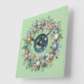 Wanduhr-Eid Mubarak Kranz Wanduhr (Winkel)