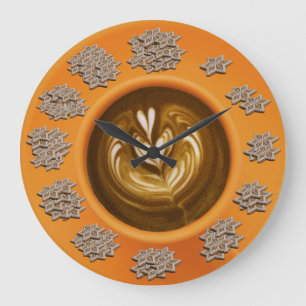 Wanduhr - "Fika "