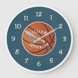 Wanduhr für Basketball-Fan personalisieren