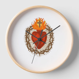 Wanduhr Heiliges Herz Jesu