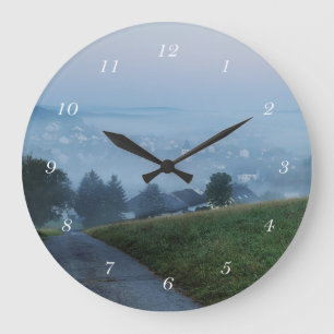 Wanduhr Herbstmorgen im Siegerland