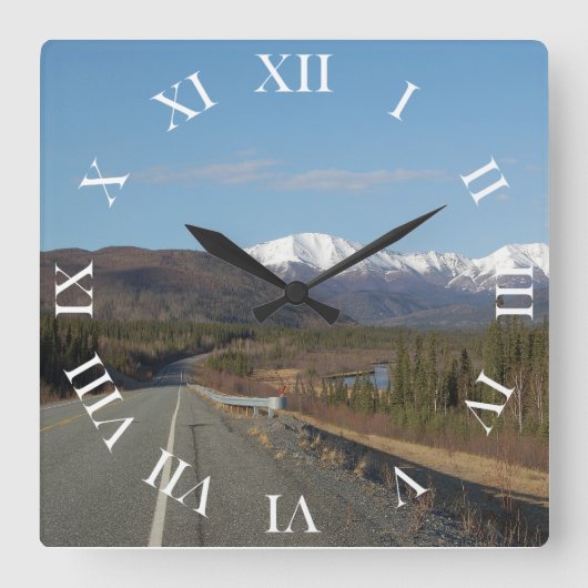 Wanduhr Highway (Vorderseite)