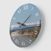 Wanduhr Highway in Kanada (Winkel)