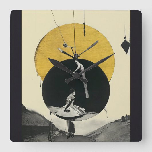 Wanduhr im einzigartigen Stil, Wanduhr (Vorderseite)