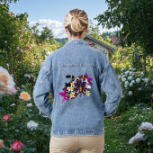 Wanduhr Jeansjacke