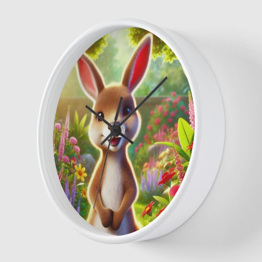 Wanduhr Kangaroo (Winkel)