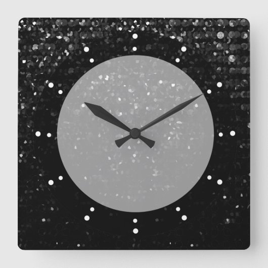 Wanduhr KristallBling Strass (Vorderseite)