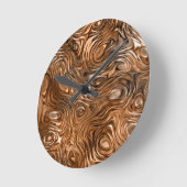 Wanduhr "Kupfer" geschmolzen (Winkel)