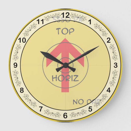 Wanduhr lg - Horiz - Vorlage (Vorderseite)