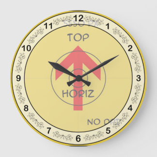 Wanduhr lg - Horiz - Vorlage