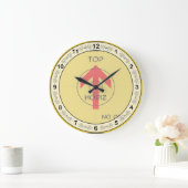 Wanduhr lg - Horiz - Vorlage (Zuhause)