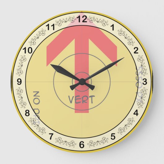 Wanduhr lg - Vert - Vorlage (Vorderseite)