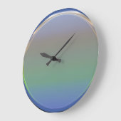 Wanduhr mehrfarbig. (Winkel)