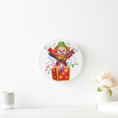 wanduhr mit Clown (Zuhause)