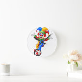 wanduhr mit Clown (Zuhause)