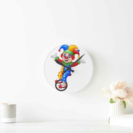 wanduhr mit Clown (Zuhause)