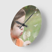 Wanduhr mit deinem eigenen Foto (Winkel)