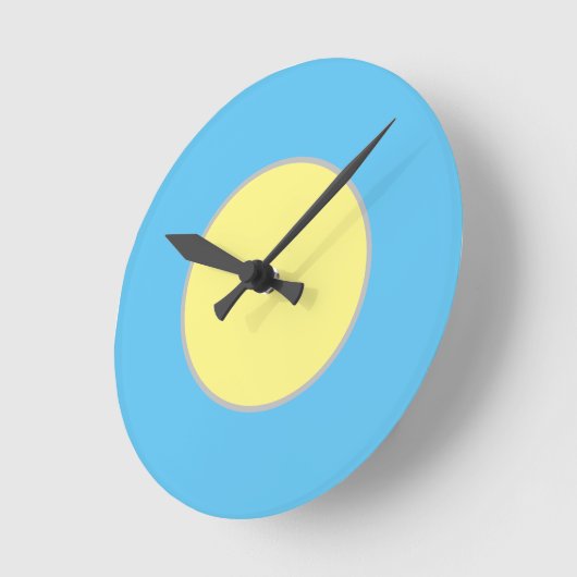 Wanduhr mit farbigem Design (Winkel)