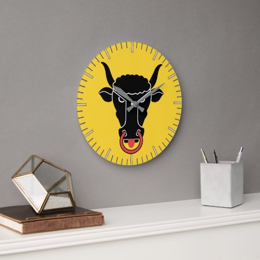 Wanduhr mit Flagge von Uri, Schweiz (Büro)