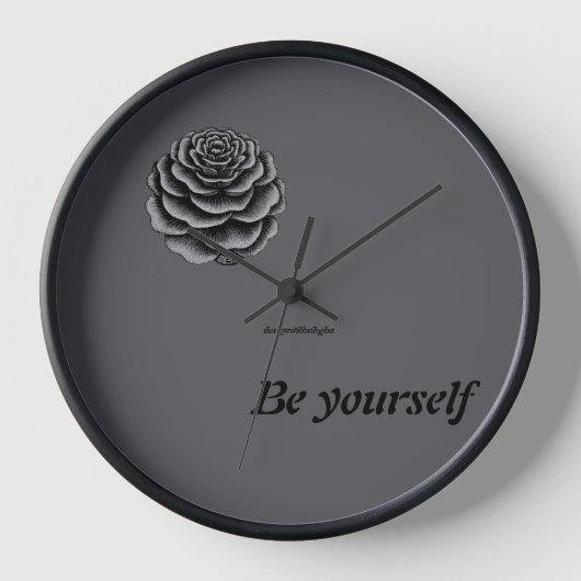 Wanduhr mit schönem Design, Wandschmuckstück (Vorderseite)