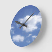 Wanduhr mit Wolkenmotiv (Winkel)