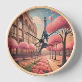 Wanduhr Pariser Traum (Vorderseite)