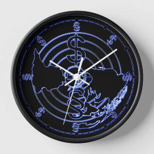 Wanduhr Recht und Finanzen