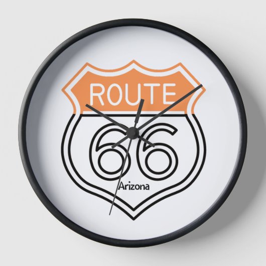 Wanduhr, Route 66 creashop_line. Uhr (Vorderseite)