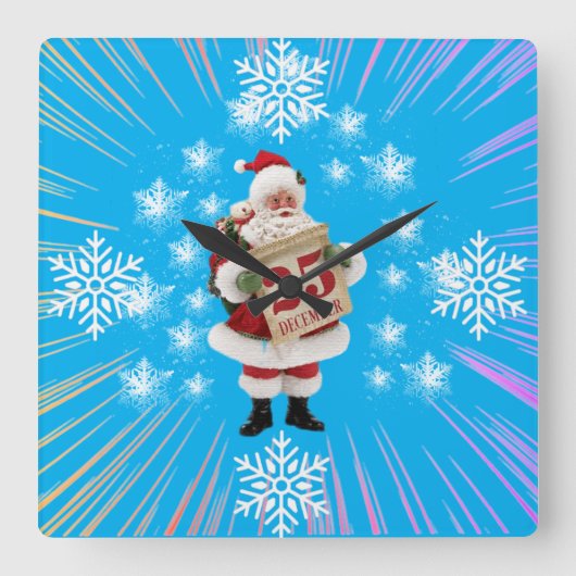Wanduhr Santa Klaus (Vorderseite)