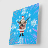 Wanduhr Santa Klaus (Winkel)